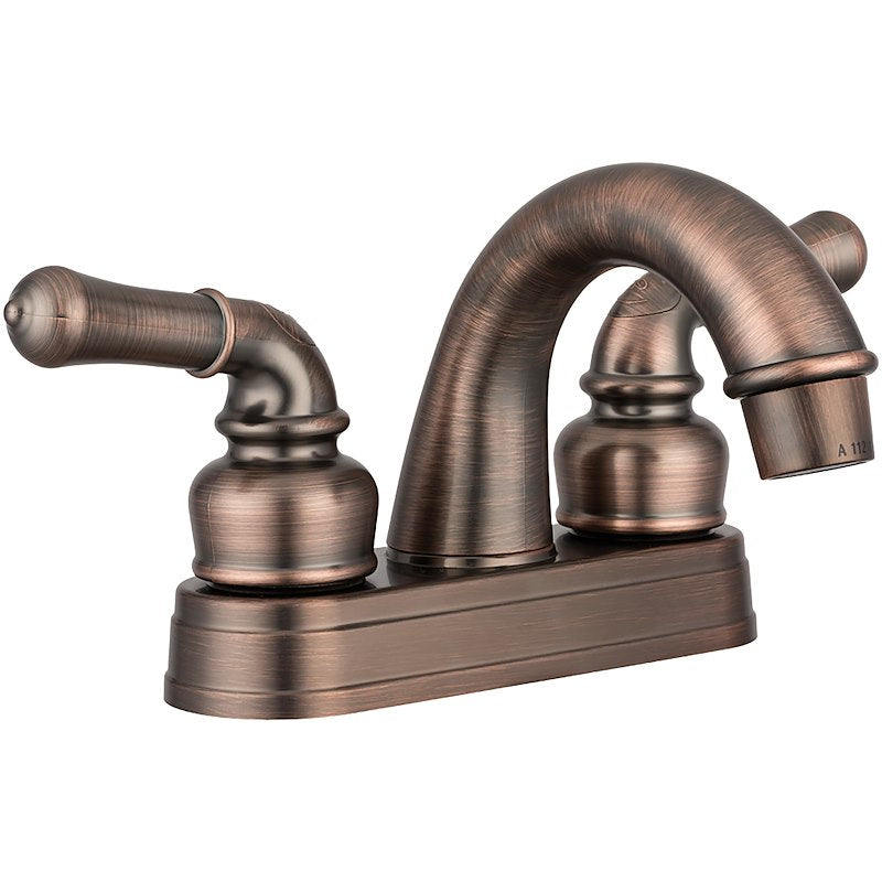 Robinet Lavabo RV Bronze Huilé Dura Faucet 10-1189 | Poignées Style Théière