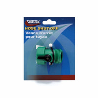 Connecteur de Tuyau Valterra 10-0805 avec Valve d’Arrêt – 3/4” Mâle/Femelle – Plastique Durable