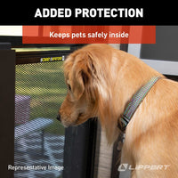 Grille de Protection pour Porte Moustiquaire Lippert – Screen Defender Aluminium Noir 26.5"