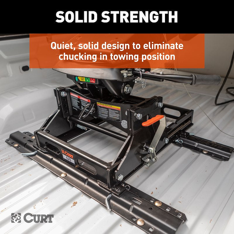 CURT S20 Glissière pour Attelage 5e Roue 25 000 lb – Déplacement 12 po pour Camion Caisse Courte