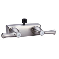 Robinet de Douche Dura Faucet 10-1324 pour VR – 2 Vannes, Nickel Satiné, Série Designer