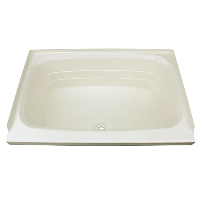 Baignoire pour VR 24x38 pouces Lippert Better Bath – Drain Central, ABS, Couleur Parchemin