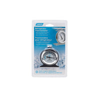 Thermomètre Réfrigérateur/ Congélateur Camco en Acier Inoxydable – Affichage Analogique, -29°C à +27°C