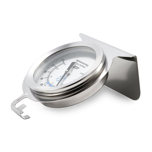 Thermomètre Réfrigérateur/ Congélateur Camco en Acier Inoxydable – Affichage Analogique, -29°C à +27°C