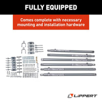Stabilisateur JT’s Strong Arm Lippert pour roulotte à sellette – Kit de renfort en acier (15-0359)