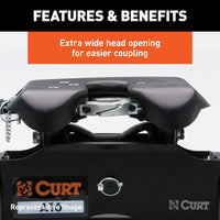CURT A16 Fifth Wheel Hitch 16,000 lb for Ram with OEM System