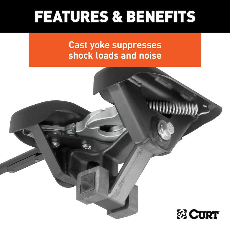 Attache Fifth Wheel CURT A16 16 000 lb pour Ram avec Système OEM – Tête Articulée et Poignée Autobloquante