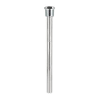 Tige d’anode en aluminium Camco 09-0211 pour chauffe-eau Suburban/Mor-Flo – 9,5" x 5/8" NPT 3/4 – Sans drain