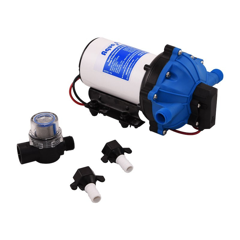 Pompe à eau Aqua Pro 27-9807 – 12V, 5,5 GPM, auto-amorçante avec protection thermique