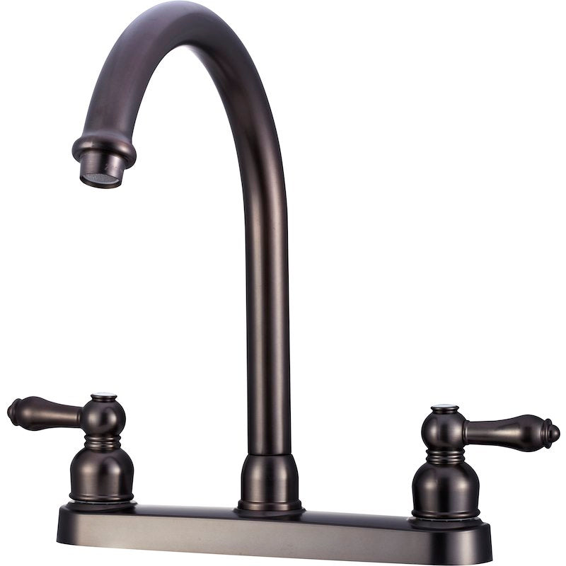 Robinet de Cuisine VR Bronze Vénitien 8" – Dura Faucet 10-1304 à Bec Haut
