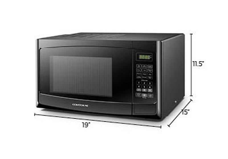 Micro-ondes encastrable Contoure 72-1385 1 pi³ noir avec convection et plateau tournant