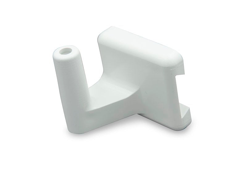 Support mural pour douche extérieure RV – Blanc polaire UV – B&B Molders 55-5248