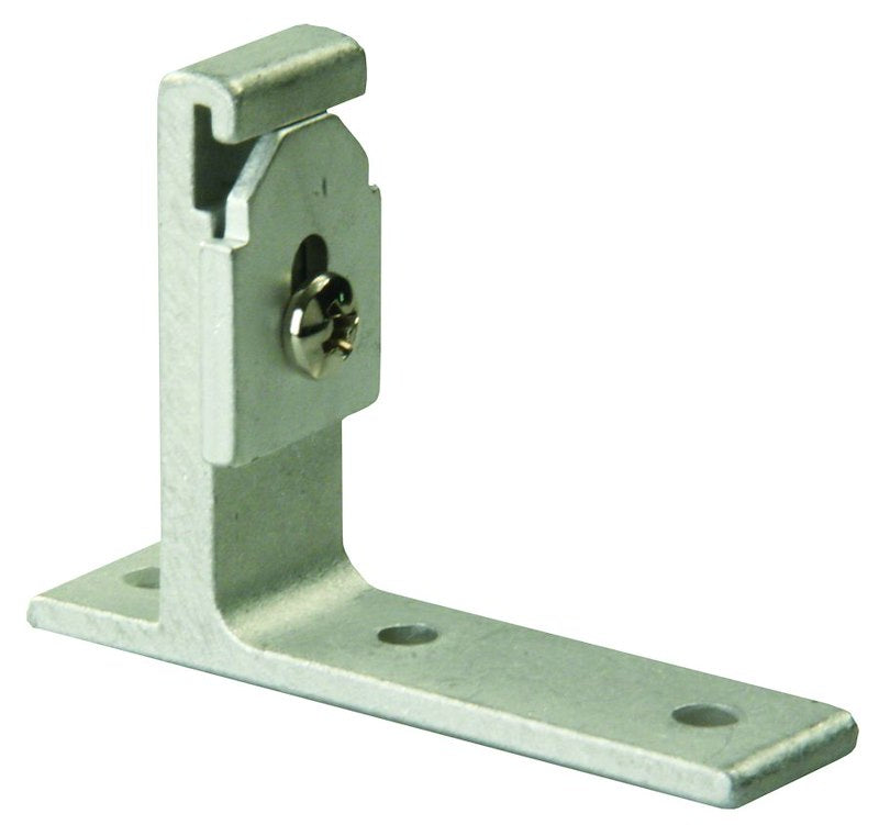 L-Bracket Wall Mount for Curtain Rail Type B – JR Products 20-1919 (Silver, 2 Pieces)