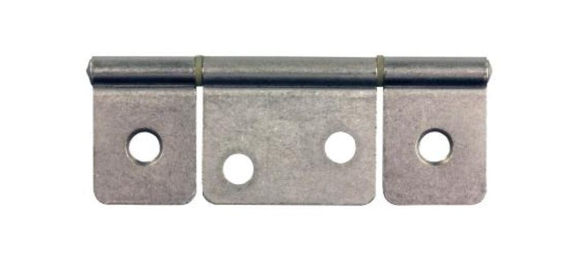 Charnières sans feuillure 3,5 po JR Products – Nickel satiné (Ensemble de 2)