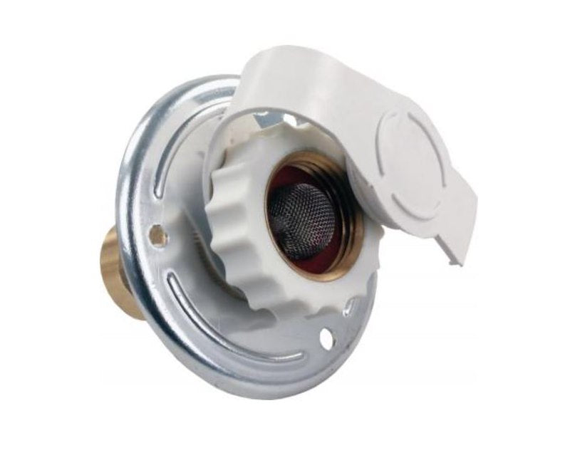 Entrée d’eau de ville JR Products 10-0369 pour VR – Aluminium avec valve anti-retour et capuchon