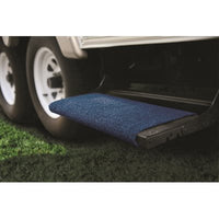 Camco Blue RV Step Rug - 18 inch - Weather Resistant