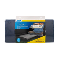 Camco Blue RV Step Rug - 18 inch - Weather Resistant