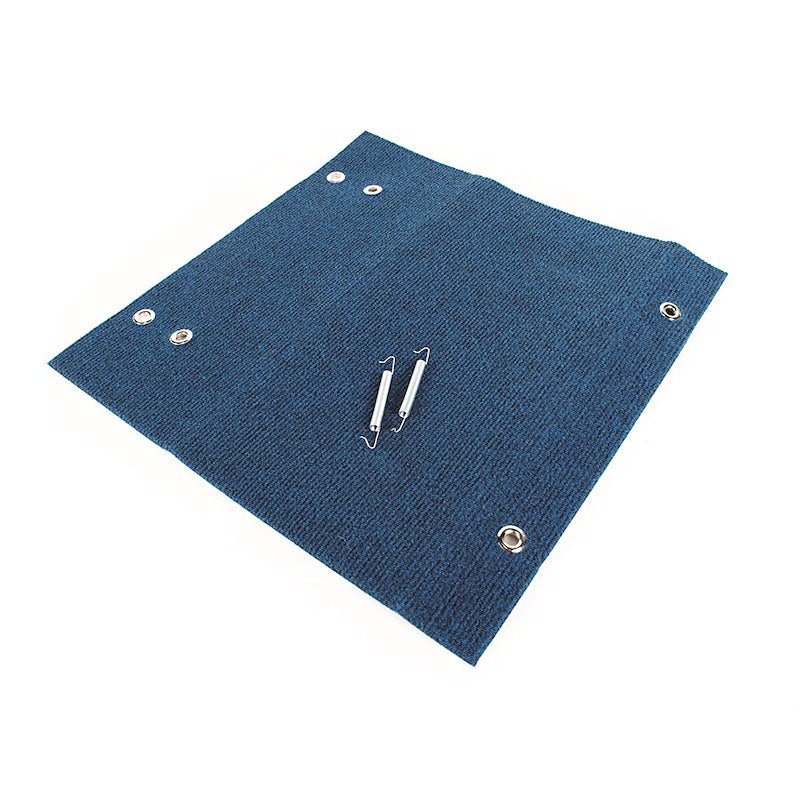 Camco Blue RV Step Rug - 18 inch - Weather Resistant