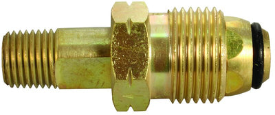 JR Products 1/4" MPT to POL Propane Adapter - Brass with O-Ring