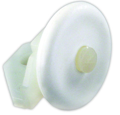 JR Products Shower Door Rollers 20-1976 – Tub-Master Replacement (White, Polypropylene)