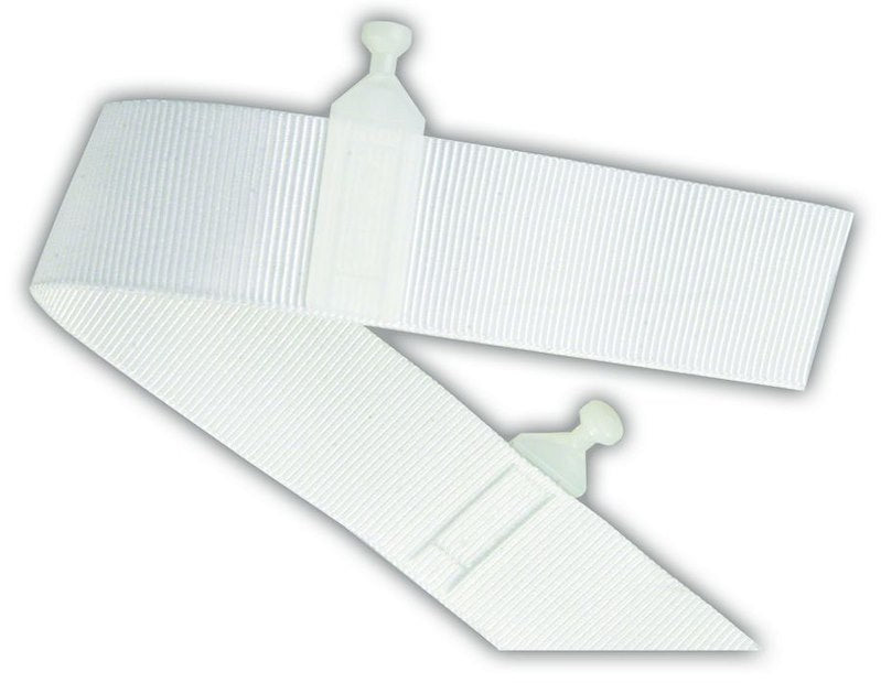 JR Products 72" White Curtain Glide Tape – Type C Rail