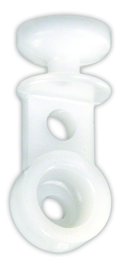 Glissières de Rideau Snap-In Blanches pour Rail Type A – Ensemble de 14 – JR Products