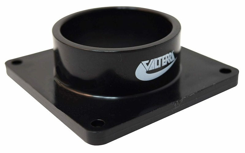Raccord de vidange Valterra 2" avec bride – Plastique noir pour VR et usage marin