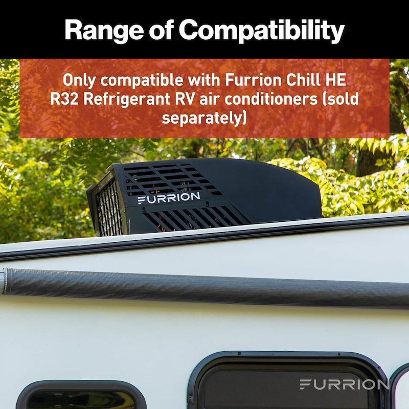 Thermostat mural Furrion Chill™ programmable pour VR – Chauffage/Climatisation – 12V avec contrôle de vitesse