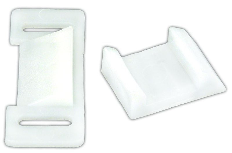 Arrêt de tiroir JR Products 20-1912 blanc – Accessoire de glissière pour VR et meubles
