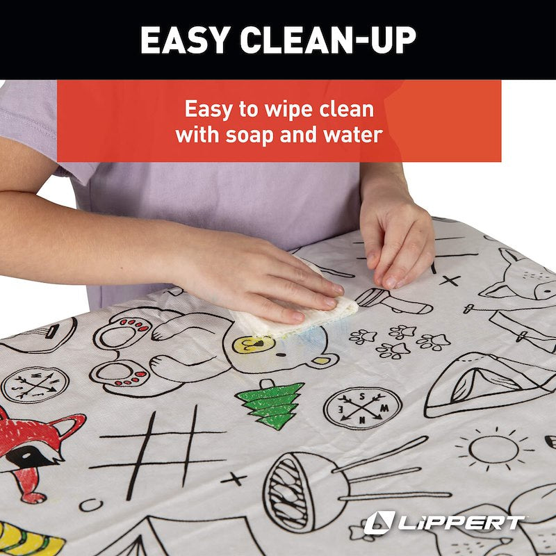 Nappe de pique-nique étanche avec housses de banc – Lippert Components