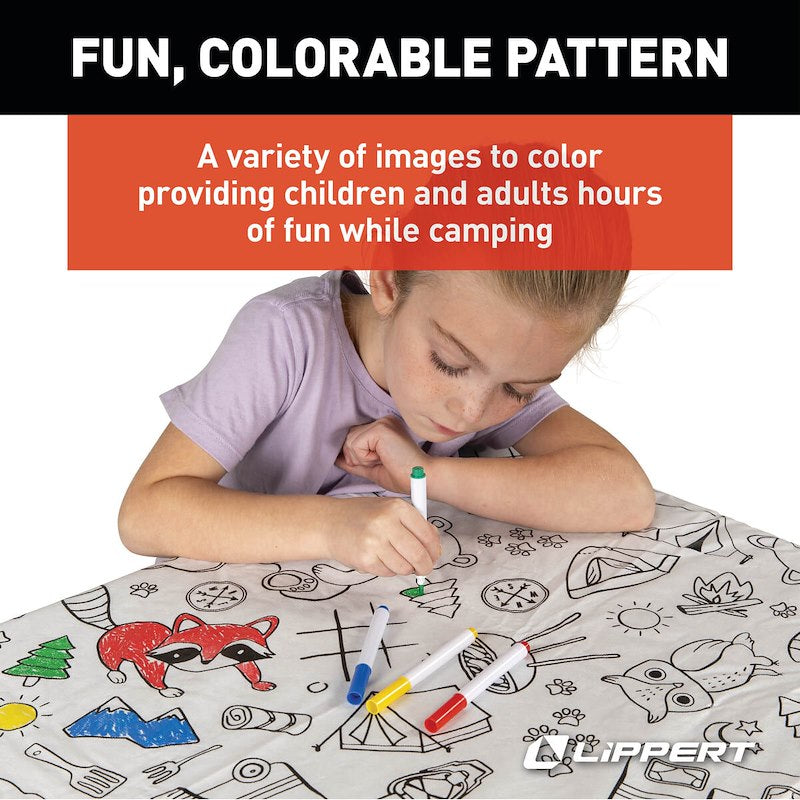 Nappe de pique-nique étanche avec housses de banc – Lippert Components