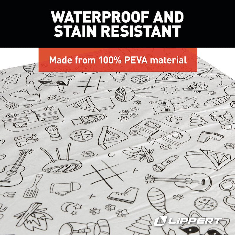 Nappe de pique-nique étanche avec housses de banc – Lippert Components