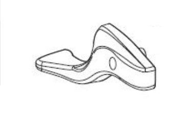 Pedale de chasse Thetford 69-9953 pour toilettes Style II High Profile – Ivoire