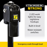 Stromberg Carlson Electric 5000 lb Trailer Jack with LED & Level