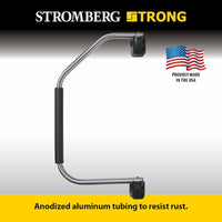 Stromberg Carlson 20-0623 Lend-a-Hand Access Ramp for RV Steps - Black Aluminum with Foam Handle