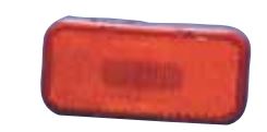 Lentille de feu arrière rouge rectangulaire Command – 3-7/8" x 1-7/8" – Remplacement éclairage 12V pour VR et remorque