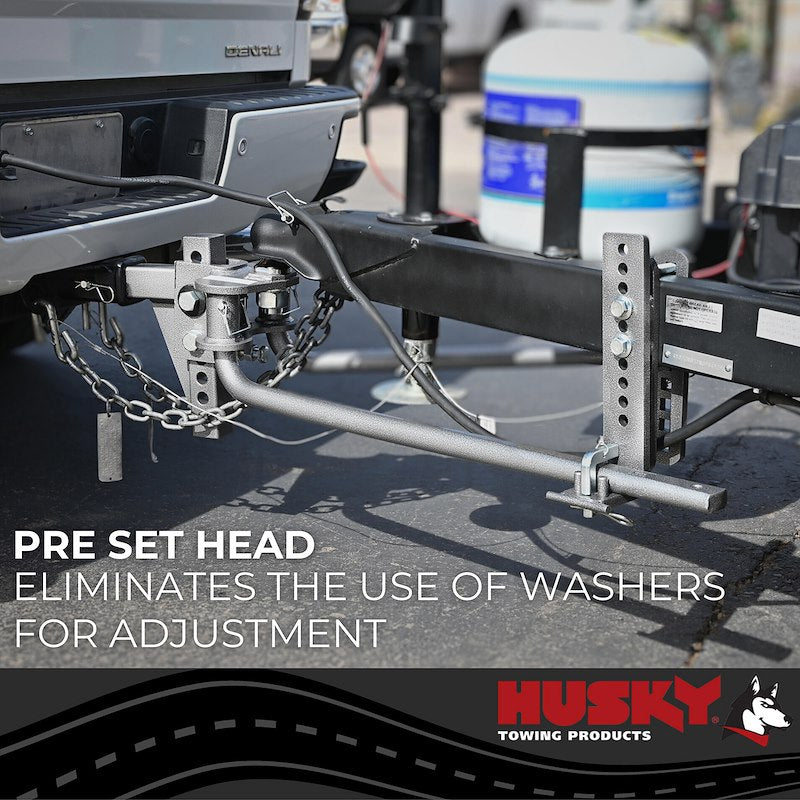Husky Center Line CLFS 07-8385 – Attelage de Répartition de Poids avec Contrôle de Balancement Intégré, 8 000 lb