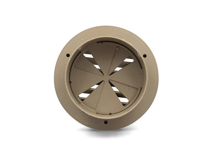 4" Ceiling Vent Grill Thermovent with 360° Damper – Beige | B&B Molders