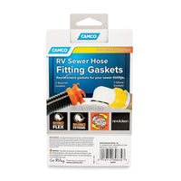 Camco 11-0182 RV Sewer Hose Sealant Gaskets – Compatible with Elbow and Bayonet Fittings