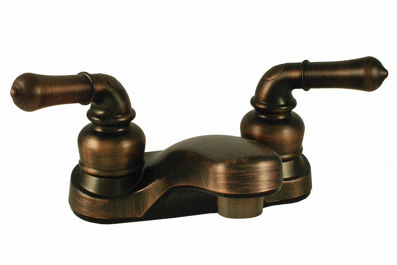 Robinet de Lavabo Empire 10-2355 Bronze Huilé – 4" à 2 Poignées pour VR et Salle de Bain
