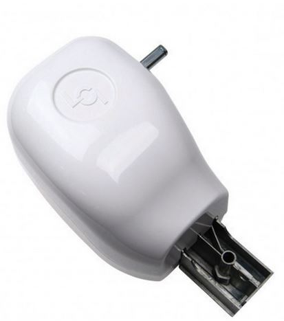 Tête folle d’auvent Solera Lippert 37-0345 – Compatible manivelle manuelle ou électrique, blanc