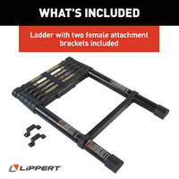 Échelle de Lit Superposé VR Lippert 7 Pieds Télescopique en Aluminium