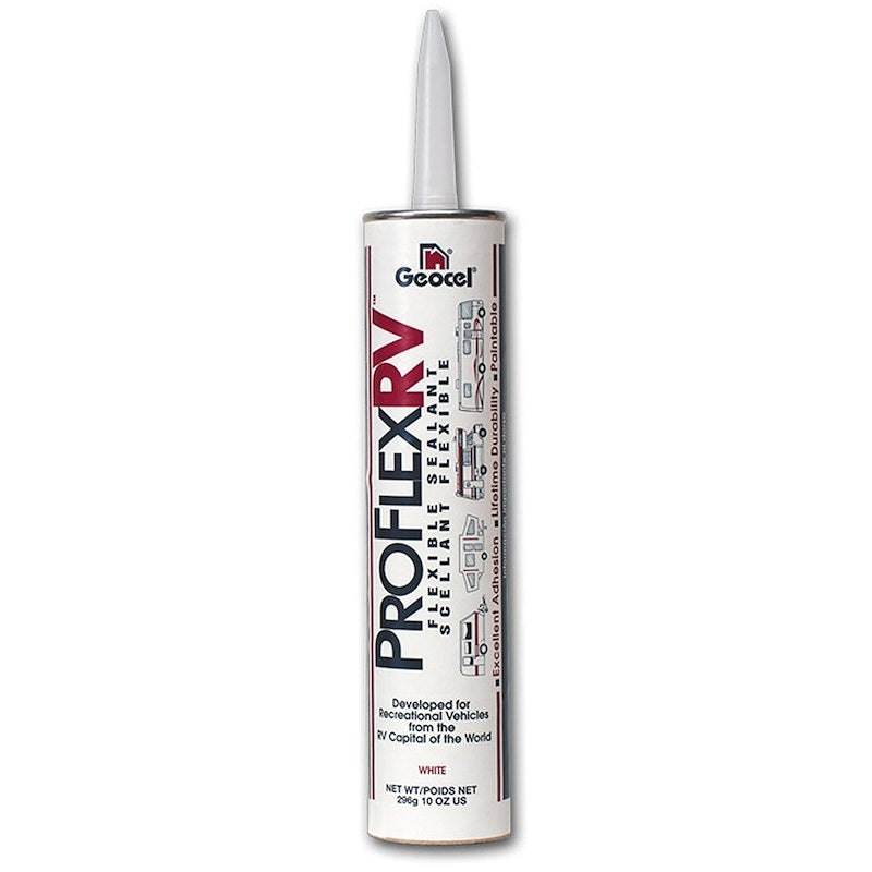 Scellant de toit VR Pro Flex Geocel Noir 10 oz – Étanchéité durable pour roulottes