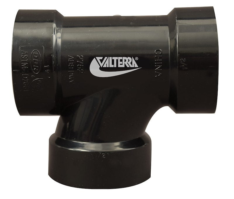 Raccord en T DWV 1-1/2" Valterra 89-8344 en ABS pour VR et plomberie