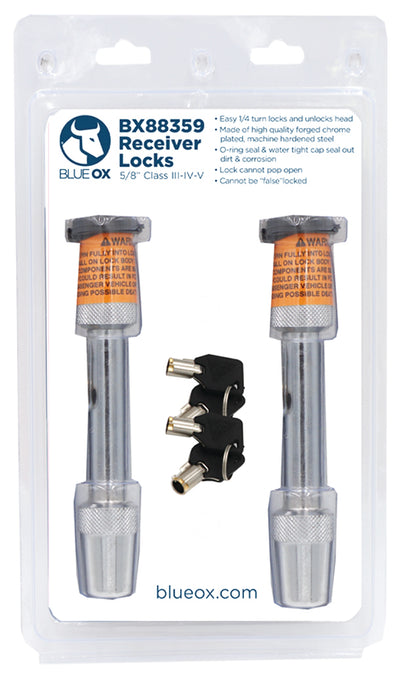 Blue Ox 55-4931 Locking Hitch Pin Set (2-Pack)