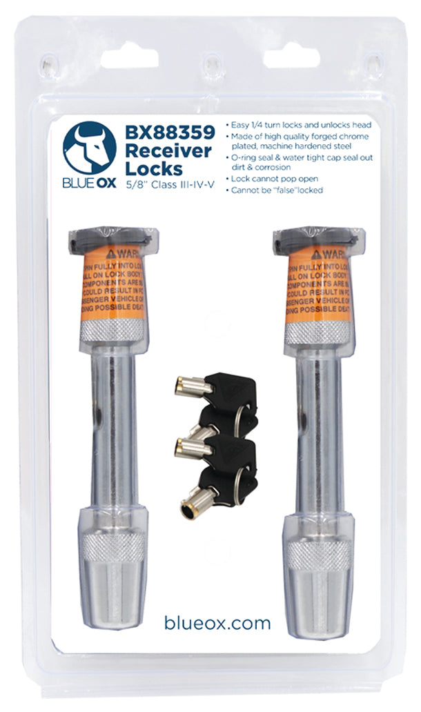Blue Ox 55-4931 Locking Hitch Pin Set (2-Pack)