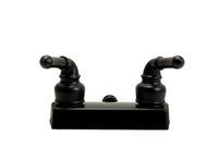 Robinet de douche VR noir mat Dura Faucet 08-1092 | Montage mural 2 poignées