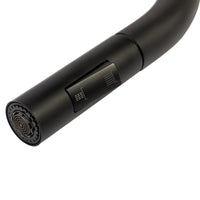 Dura Faucet 07-9908 Matte Black Kitchen RV Faucet with Pull-Down Spout