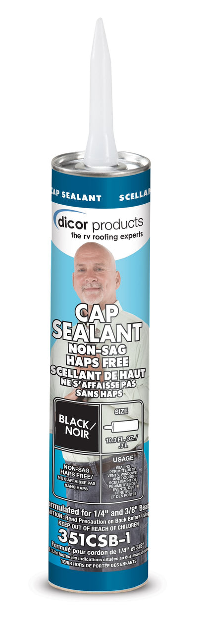Scellant non nivelant noir pour VR – Scellant toiture 10.3 oz
