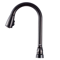 Robinet cuisine Dura Faucet bronze vénitien avec bec extractible 15"